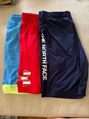 Mixit Kids Athletic Shorts - Light Blue, Red, Navy